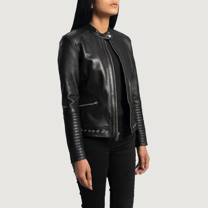 Faux Leather Biker Jacket