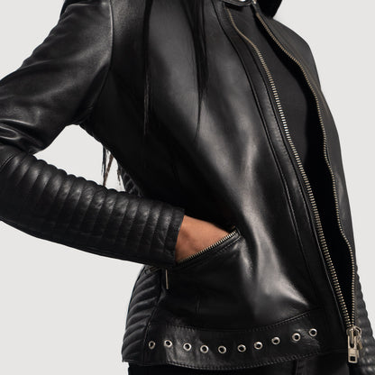 Faux Leather Biker Jacket