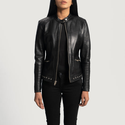 Faux Leather Biker Jacket