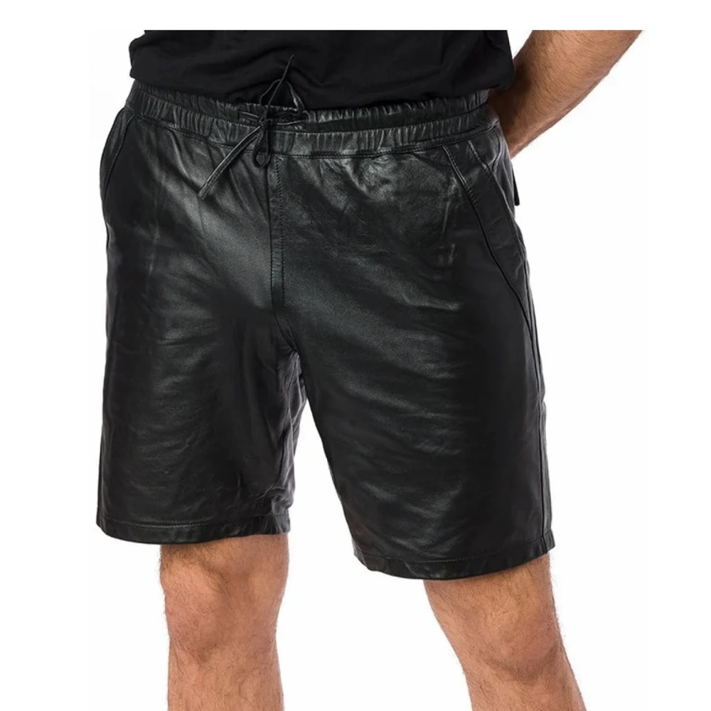 Faux Leather Shorts