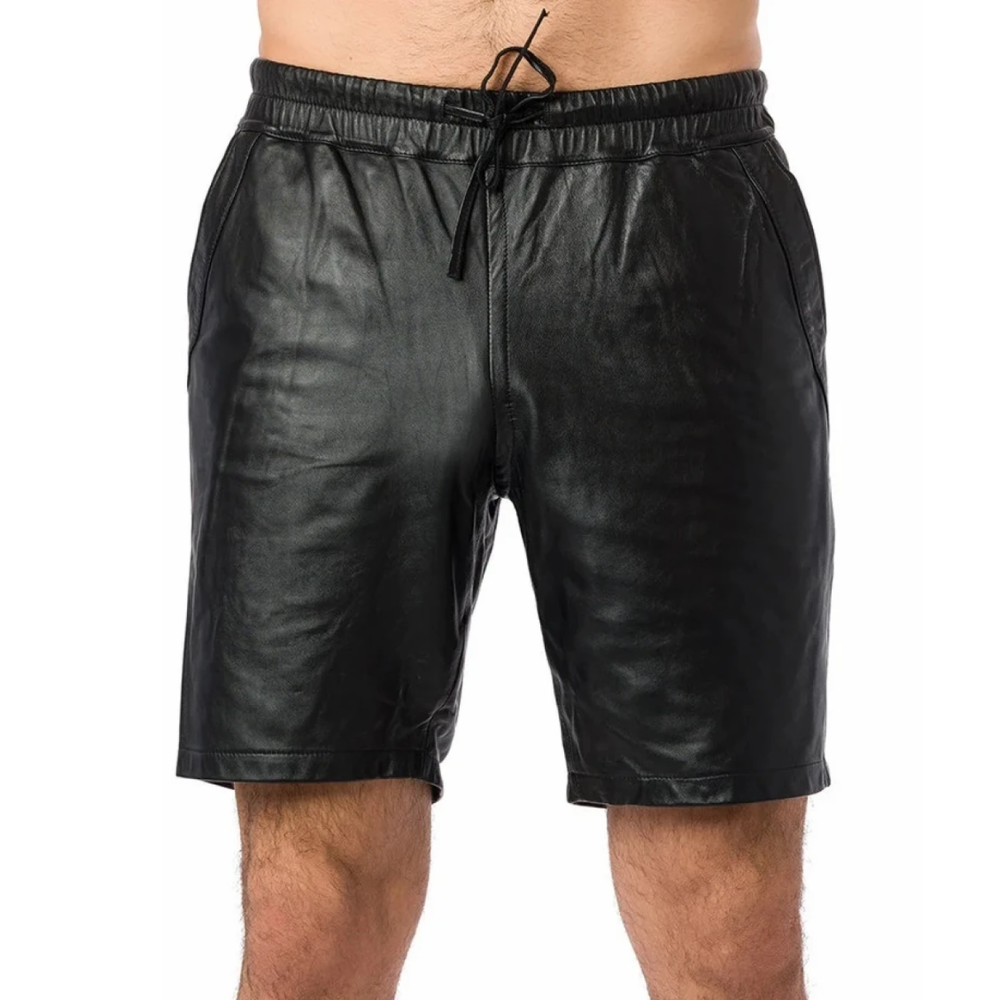 Faux Leather Shorts