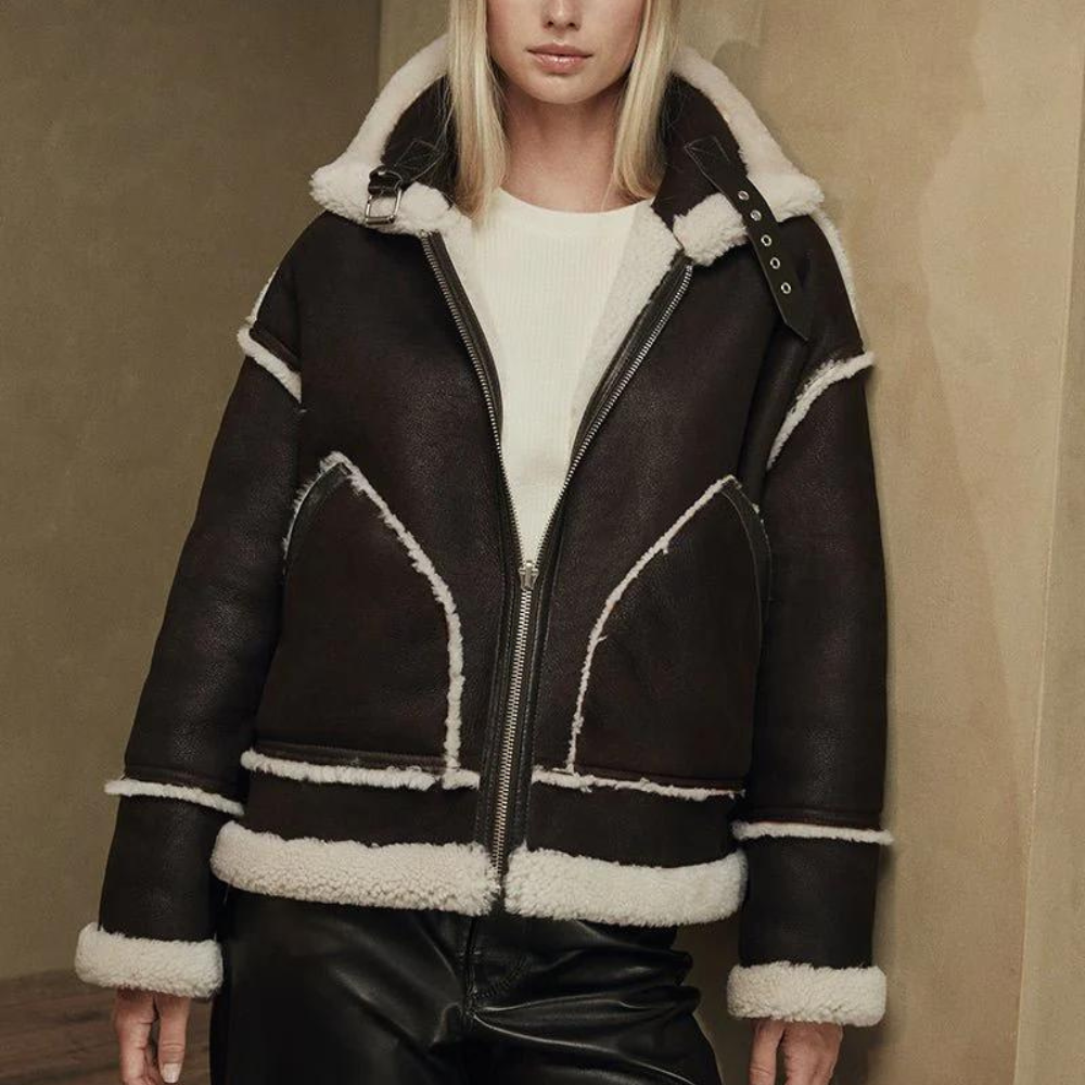 Faux Shearling Jacket for Women