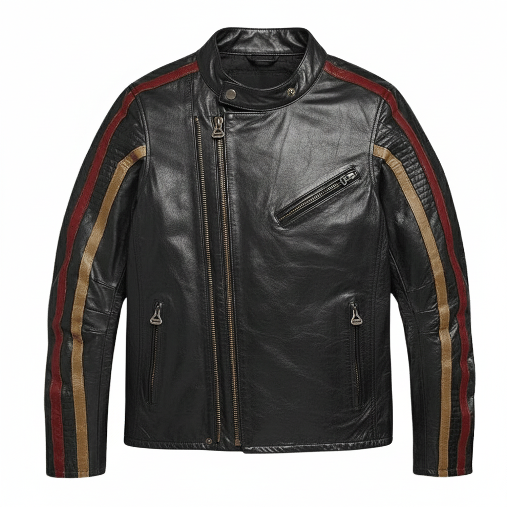 HD Herren Arterial Leder-Motorradjacke