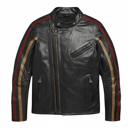 HD Herren Arterial Leder-Motorradjacke