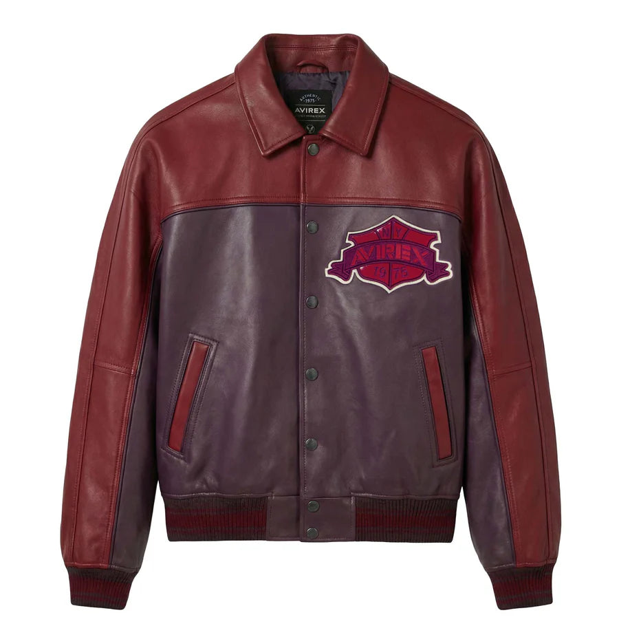 Track Team Leather Jacket