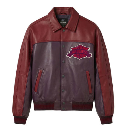 Track Team Leather Jacket