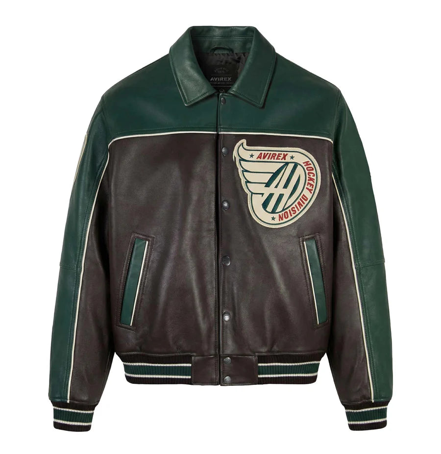 Canadian Division Leather Jacket
