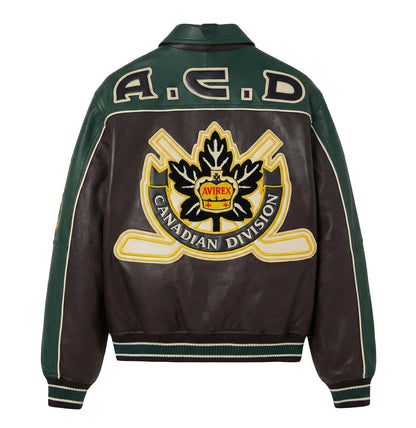 Canadian Division Leather Jacket