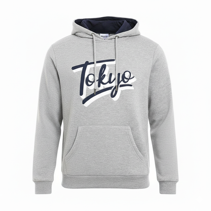 Grey_Melange_Printed_Hoodie-Coreflexind