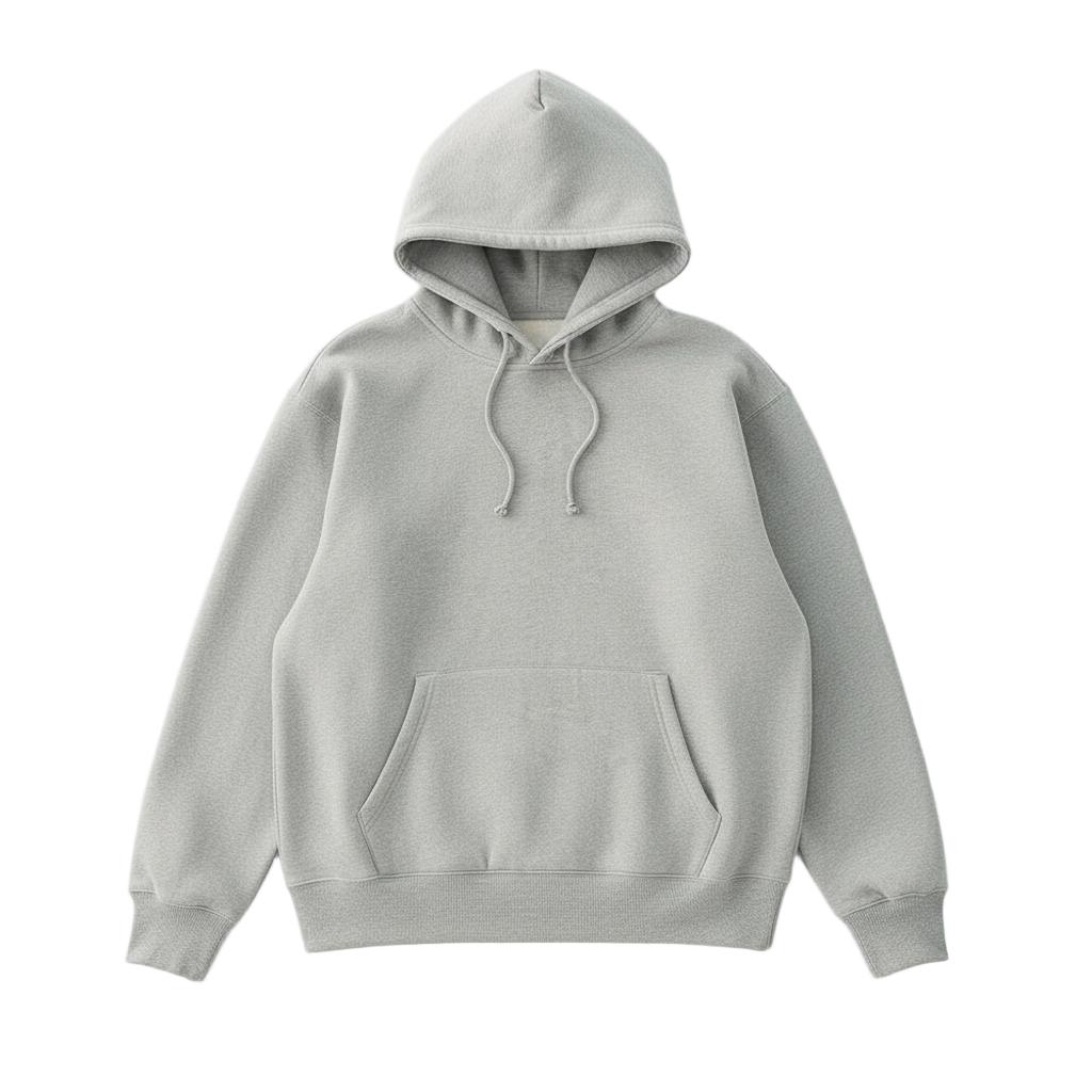 Grey_Solid_Hoodie-Coreflexind