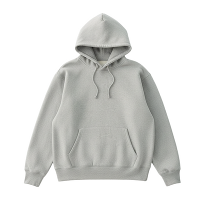 Grey_Solid_Hoodie-Coreflexind