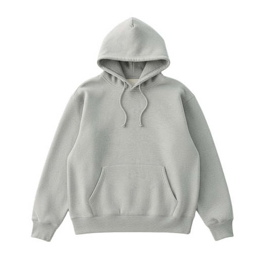 Grey_Solid_Hoodie-Coreflexind