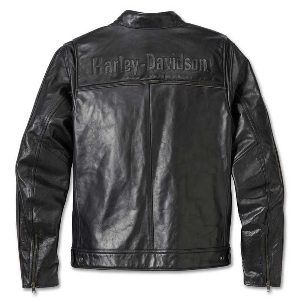 HD Herre Cafe Racer Læderjakke med Lagdelingssystem
