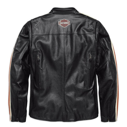 HD 남성용 토크 가죽 재킷 CE
