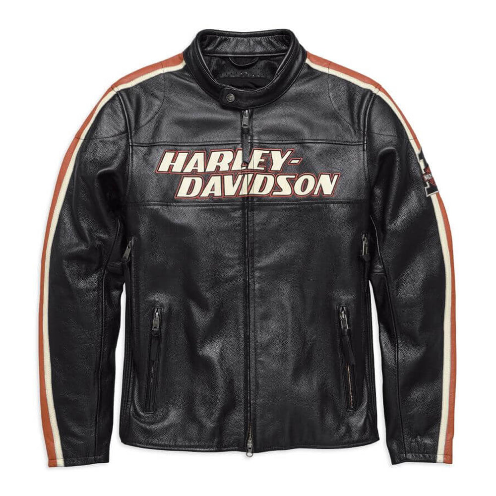 HD 남성용 토크 가죽 재킷 CE