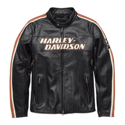 HD 남성용 토크 가죽 재킷 CE