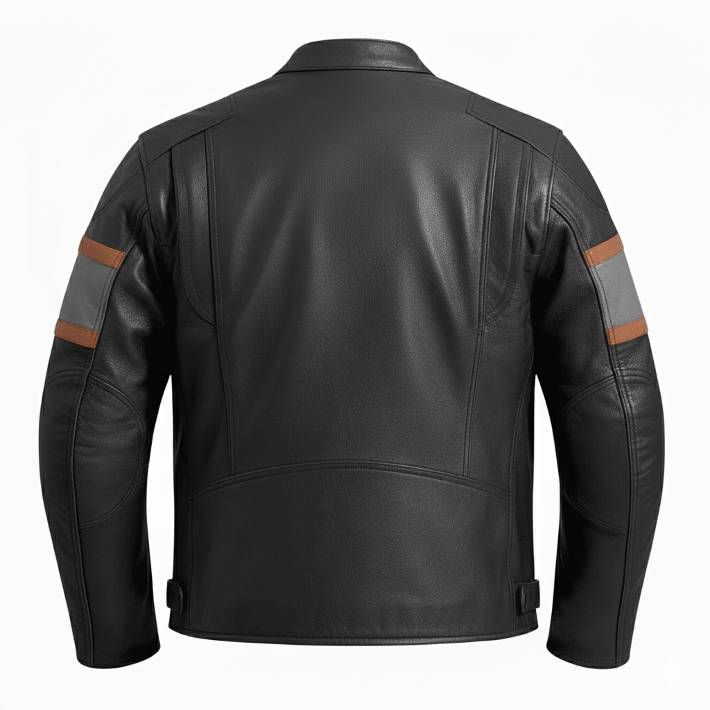 H-D Biker Genuine Leather Jacket - CoreFlexInd