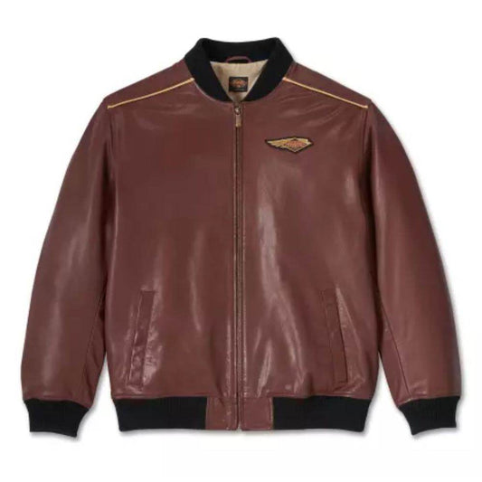 H-D Blouson Leather Jacket 120th Anniversary dark brown - CoreFlexInd