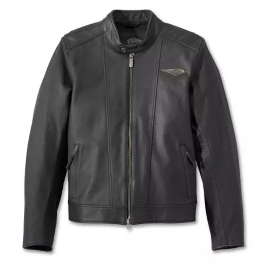 H-D  Leather Jacket 120th Anniversary Revelry schwarz