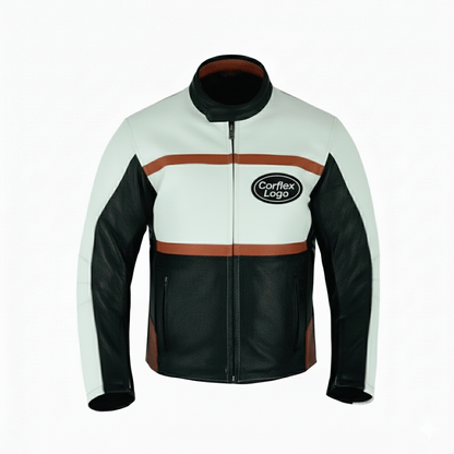 H-D Men's Black Motorcycle Biker Leather Jacket - CoreFlexInd