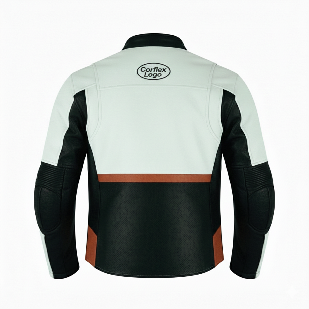 H-D Men's Black Motorcycle Biker Leather Jacket - CoreFlexInd