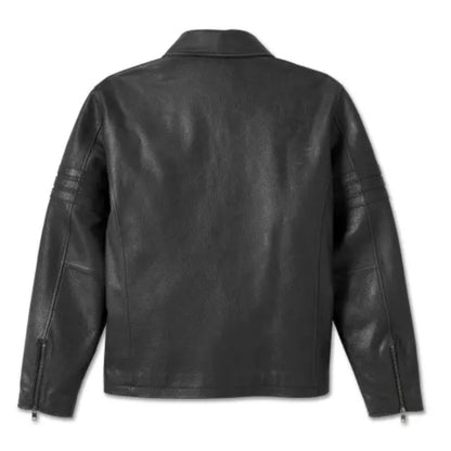 H-D Men's Leather Jacket Mechanic black