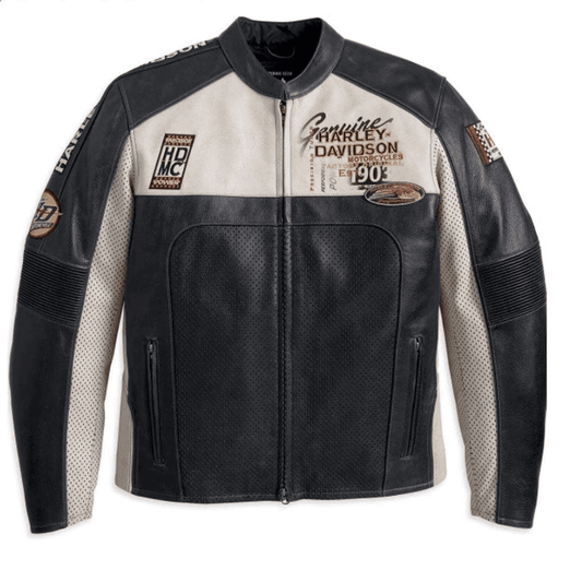 H-D Men’s Regulator Perforated Leather Jacket - CoreFlexInd