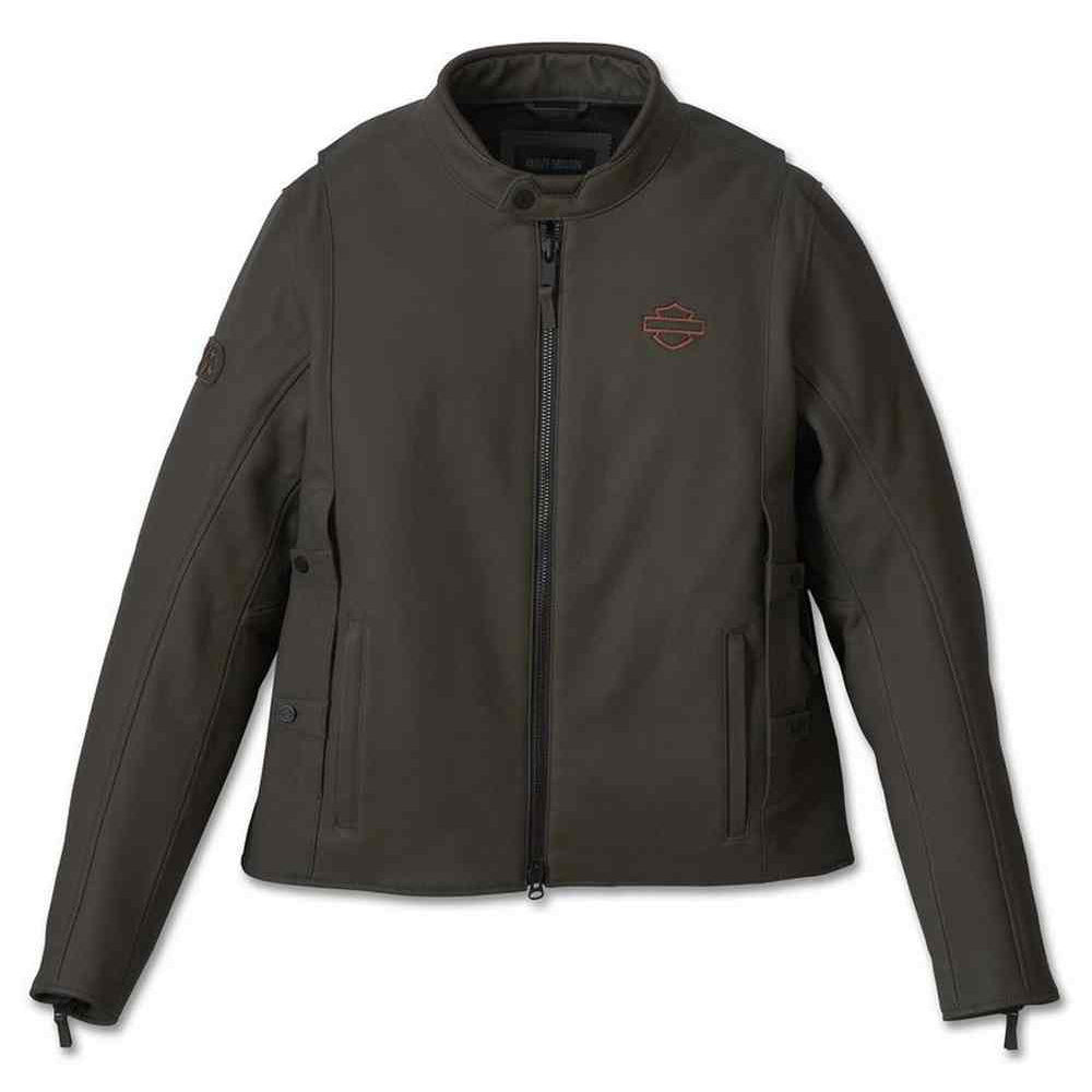 HD Férfi Paradigm Triple Ventilation System 2.0 Bőrkabát Olivazöld