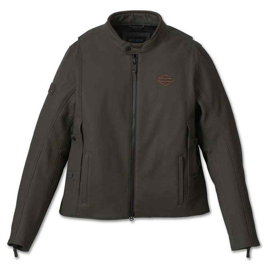 Seaicéad Leathair Paradigm Triple Vent System 2.0 d'Fhir HD Olive