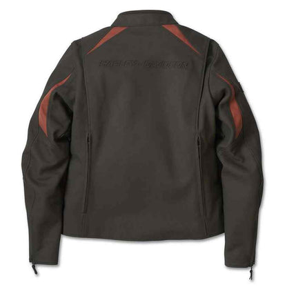 HD Férfi Paradigm Triple Ventilation System 2.0 Bőrkabát Olivazöld