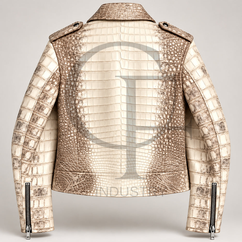 Himalayan Crocodile Leather Jacket
