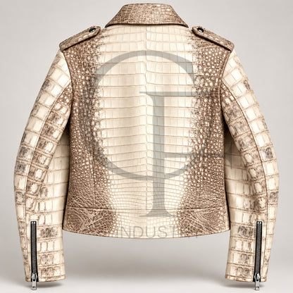 Himalayan Crocodile Leather Jacket