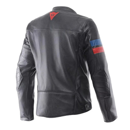 Men's Vintage Leather Motorcycle Jacket Leggenda Retro Style