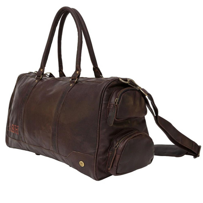 Large Leather Duffle Bag