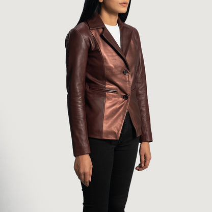 Leather Jacket Blazer