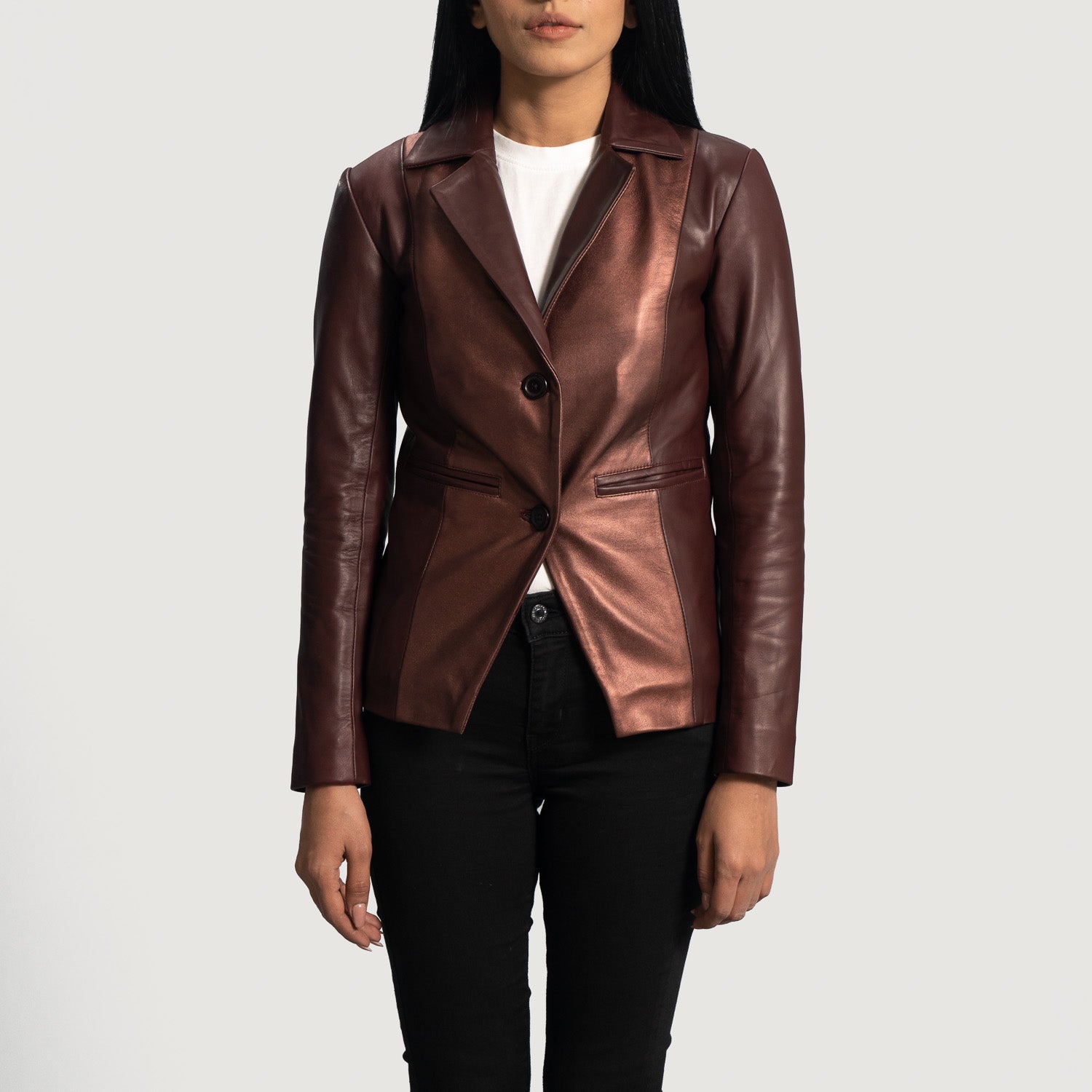 Leather Jacket Blazer