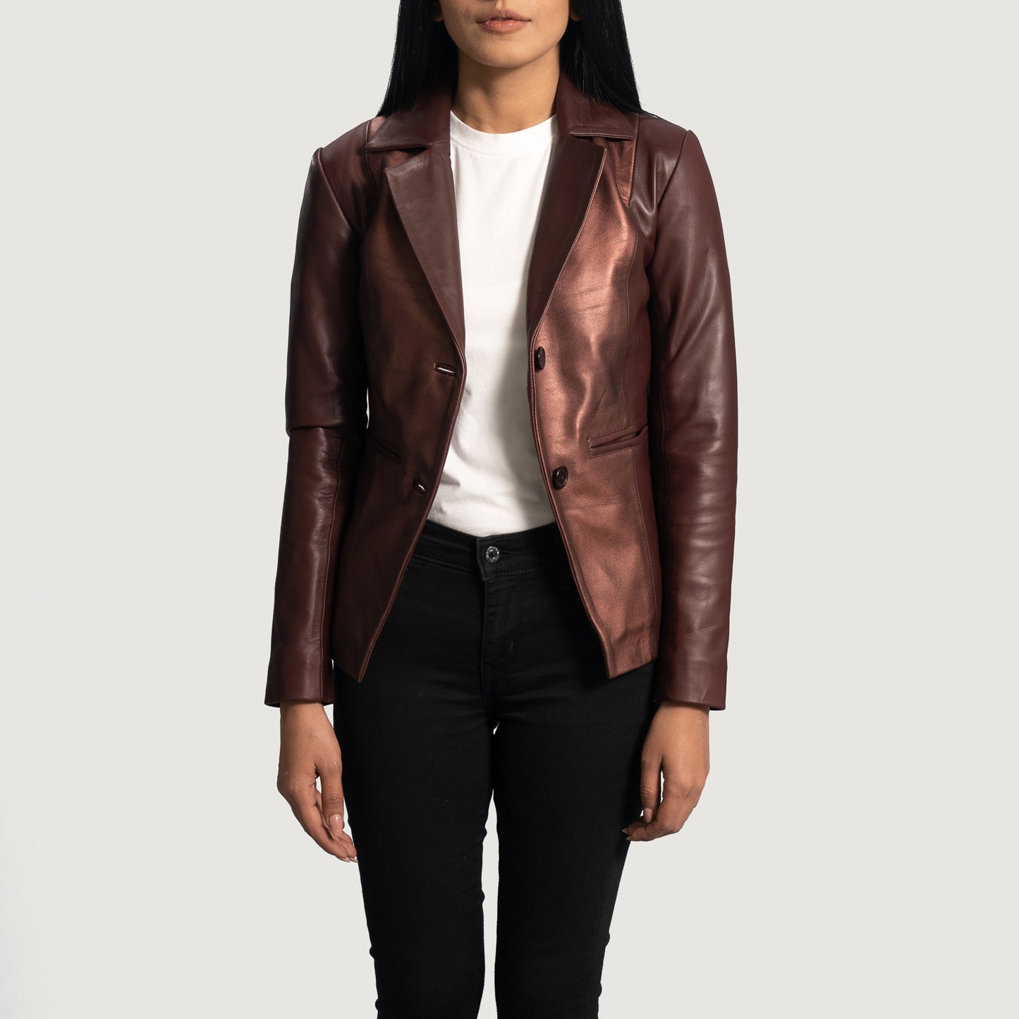 Leather Jacket Blazer