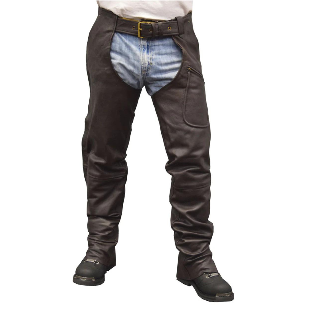 Leather Motorcycle Chaps