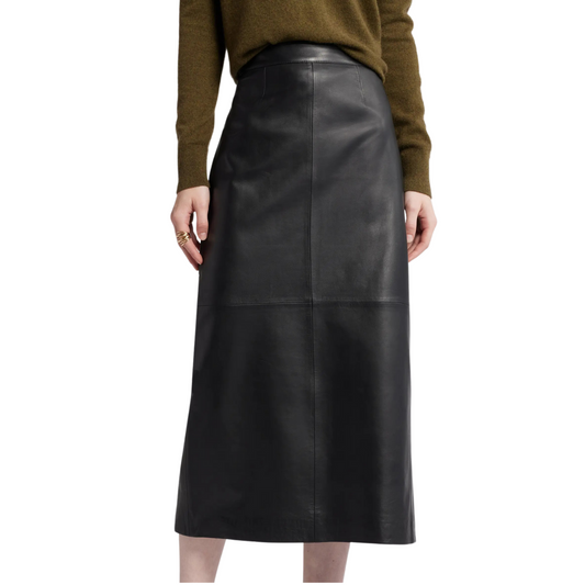 Leather Pencil Skirt