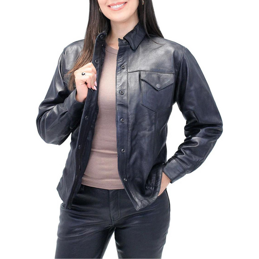 Leather Shirts For Ladies