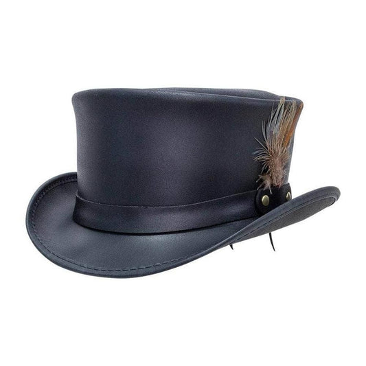 Leather Trapper Hat