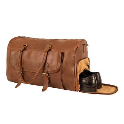 Leather Weekender Bag