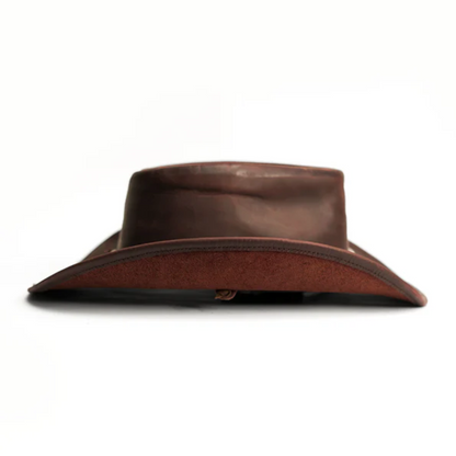 Leather Western Cowboy Hat