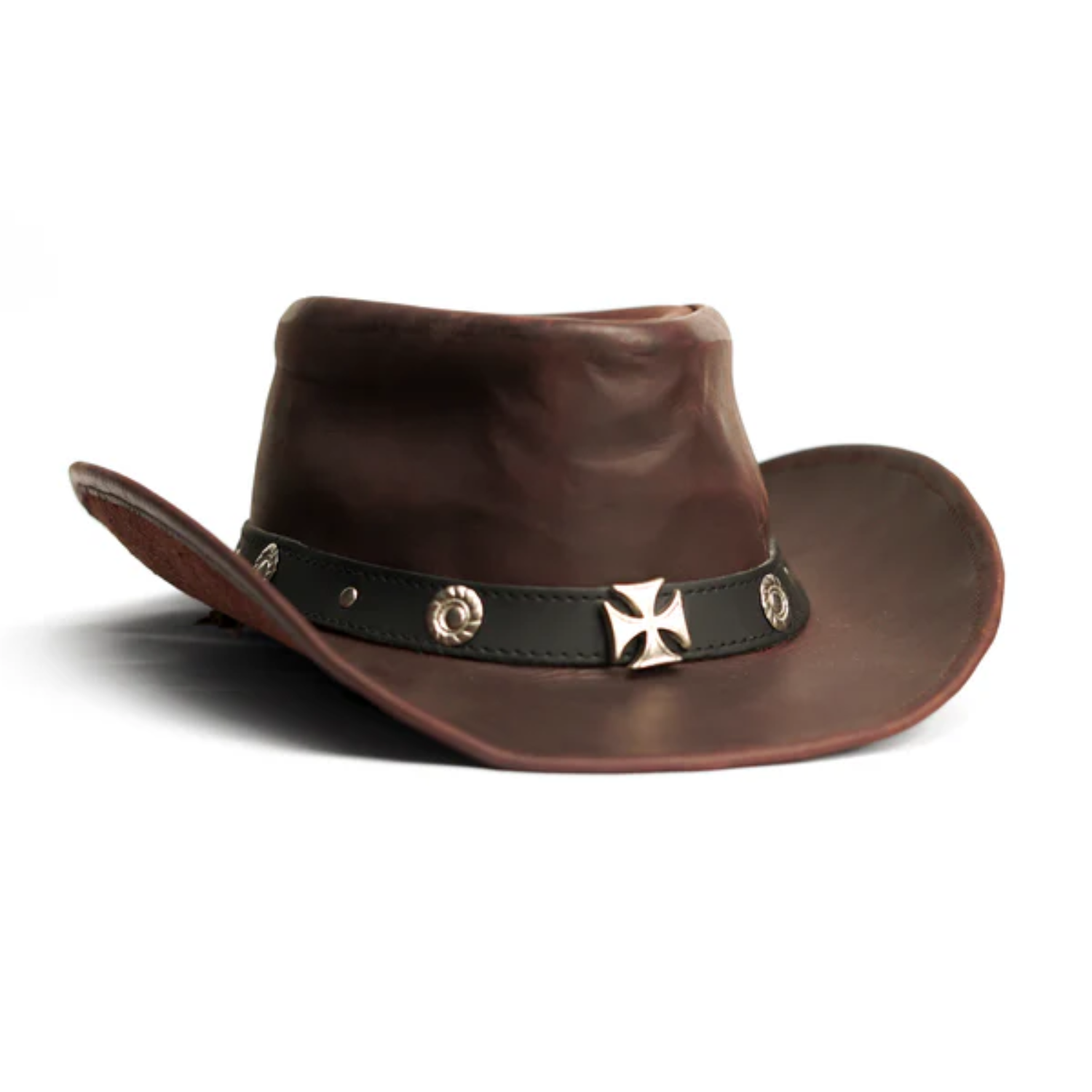 Leather Western Cowboy Hat