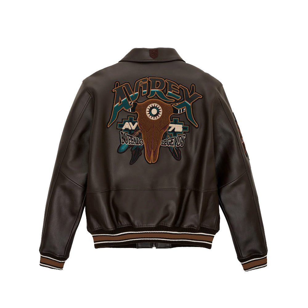 Limited Edition Legend Icon leather jacket Buffalo Legends A2 bomber