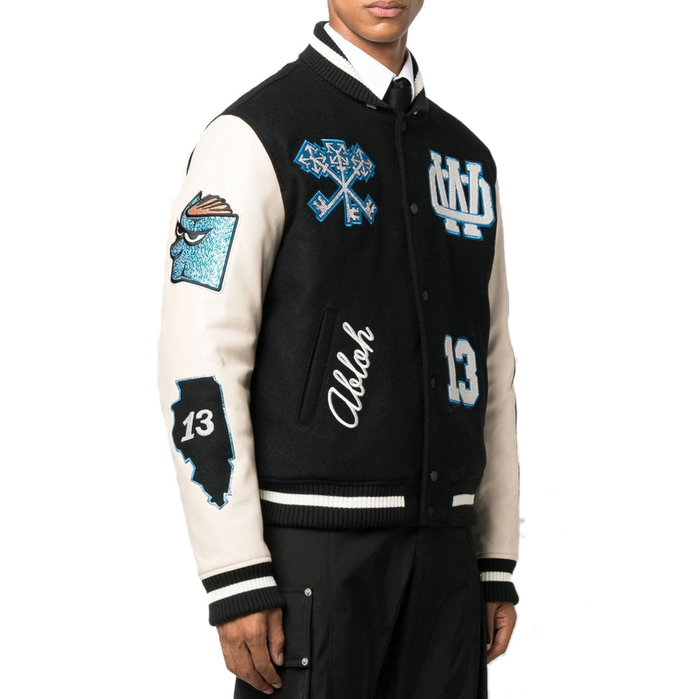 Logo-Patch Varsity Jacket-3