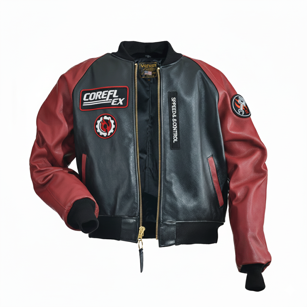 Logo Team Leather Jacket