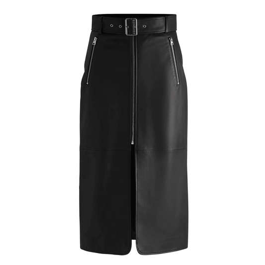 Long Leather Skirt - CoreFlexInd