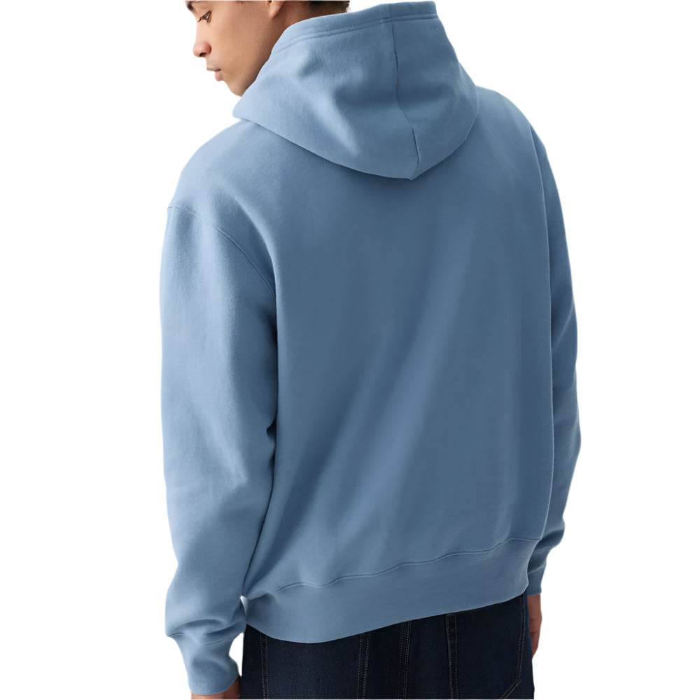 Medium Blue Solid Hoodie - CoreFlexInd