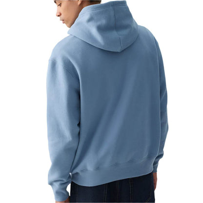 Medium Blue Solid Hoodie - CoreFlexInd